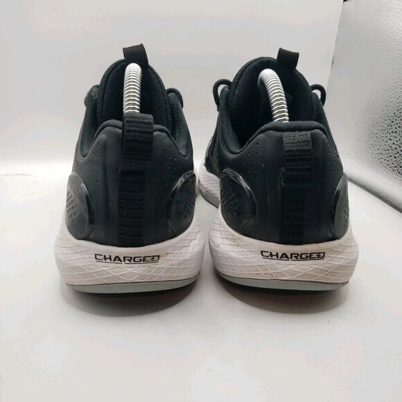 Under Armour Charged Commit 3 4E Wide Black White 8 41 EUC - Picture 5 of 8